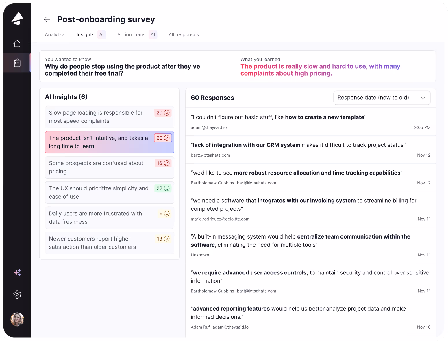 Post-onboarding survey